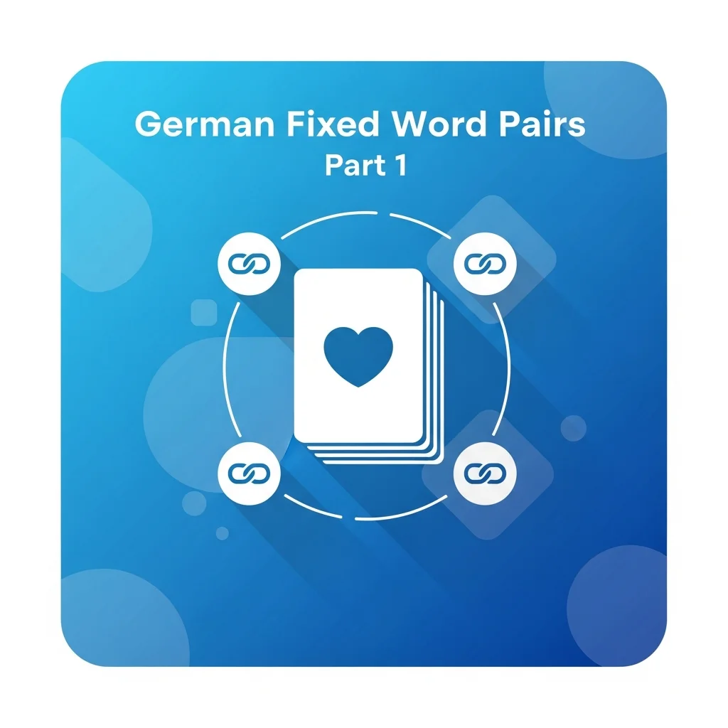 German flashcard deck cover